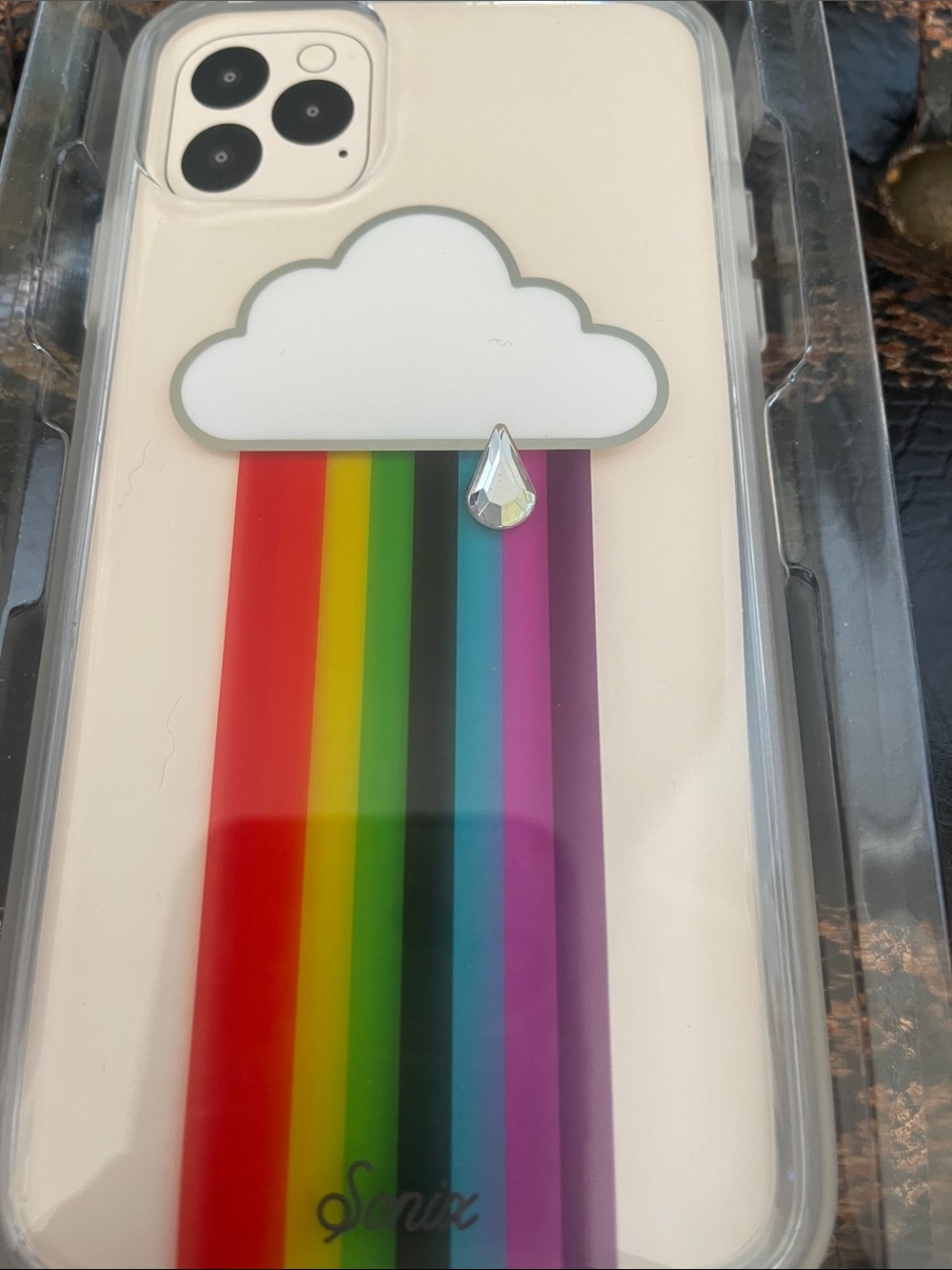 iPhone 12 Pro Sonix Rainbow Cloud iPhone 12 Pro Case - Clear - Picture 2 of 4